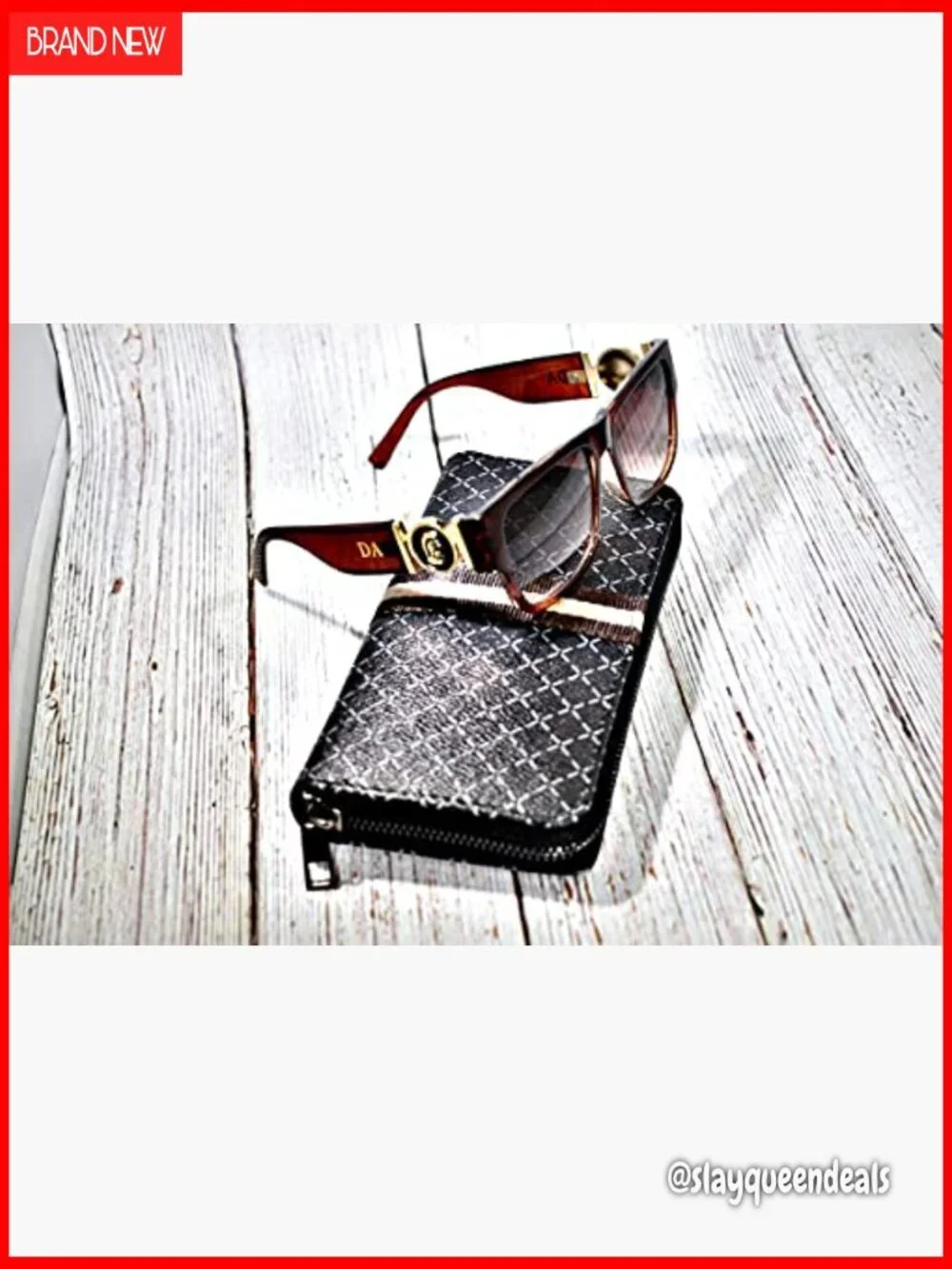 Large RFID Blocking Wristlet Wallet with Phone Holder PU Leather